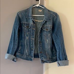 Medium Wash Denim Jean Jacket